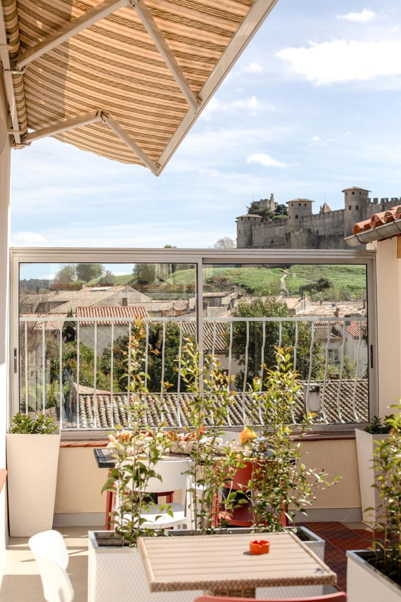 Face Cite - Chambres D'Hotes - Parking & Garage Gratuit - Wi-Fi Gratuit Carcassonne Buitenkant foto